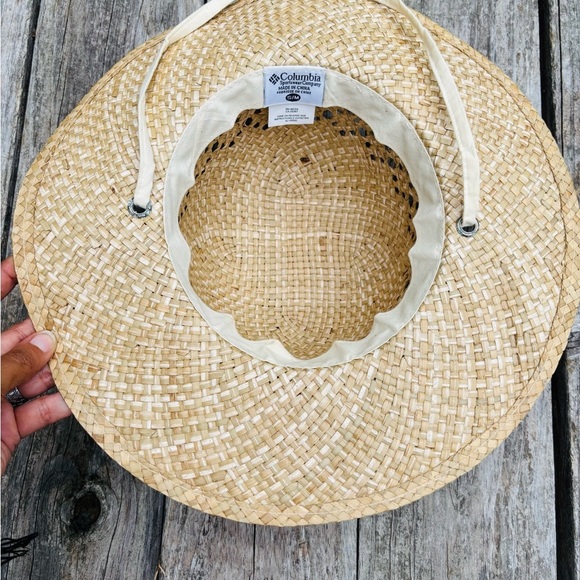 Columbia Natural Straw Sun Hat size small/medium - Picture 6 of 7